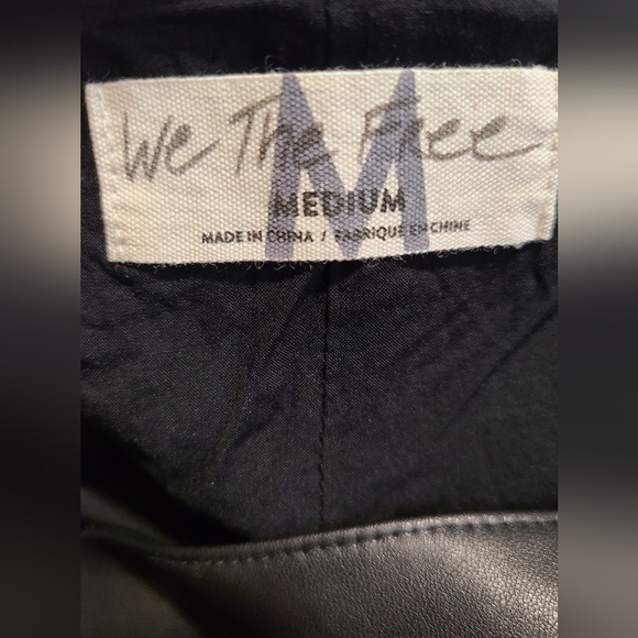 Free People We The Free Free People Slip Into Something Faux Leather Mini Dress - Picture 6 of 10